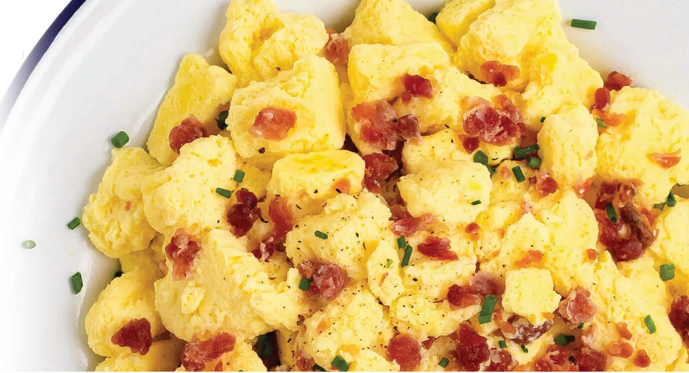 Maple Bacon Scrambled Eggs