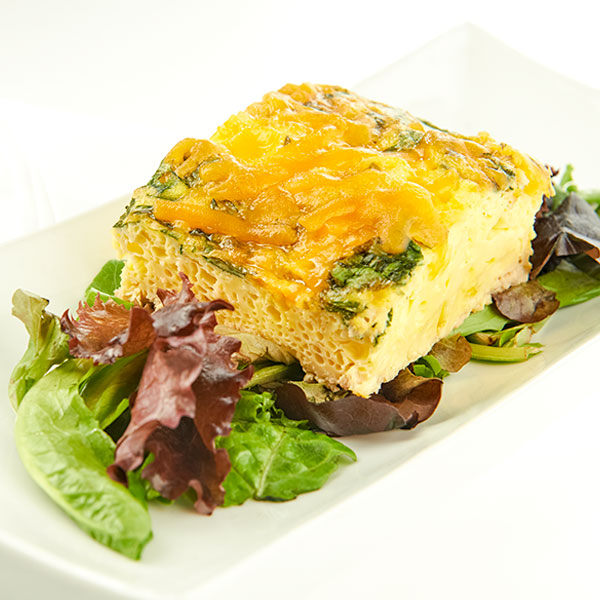Salmon & Spinach Frittata