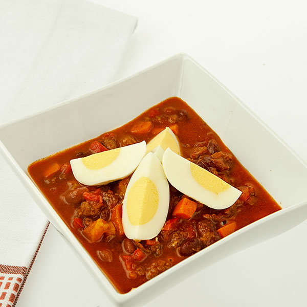 Vegetable & Egg Chili
