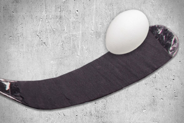 Eggs vs hockey - an all-Canadian shoot out