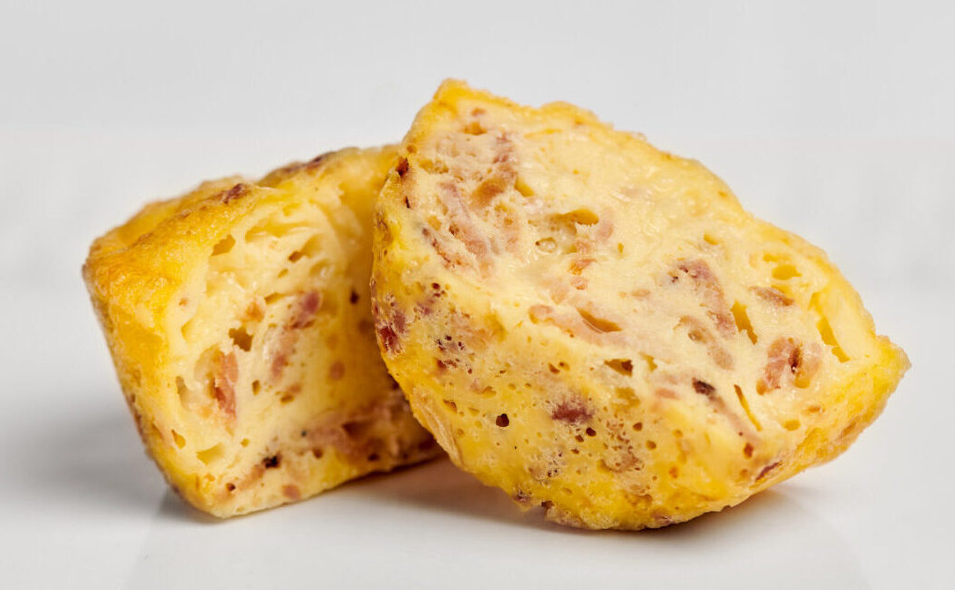 Bacon Cheddar Omelet Bites